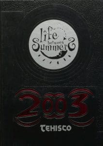 yearbook cover 2003 Tenino